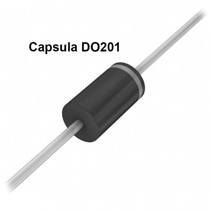 Sb5200 Diodo raddrizzatore Schottky 200v 5a Do201