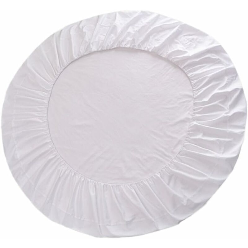 

Sábana bajera redonda de algodón, Sábanas bajeras redondas blanco