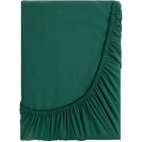 S脕BANA BAJERA EUROFIRANY ALGOD脫N BASIC 100X200X30CM VERDE BOTELLA