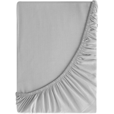 S脕BANA BAJERA EUROFIRANY ALGOD脫N BASIC 140 X 200 X 30 CM GRIS CLARO