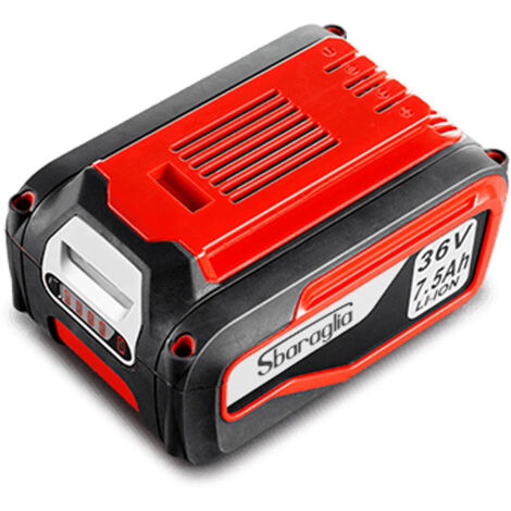 Sbaraglia 36V-Batterien. 7,5 Ah