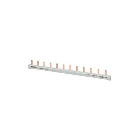 Sbarra Di Collegamento A Punte, Monofase 10Mm2, 56 Punte, Isolamento Grigio Tagliabile, Senza Calotte Terminali