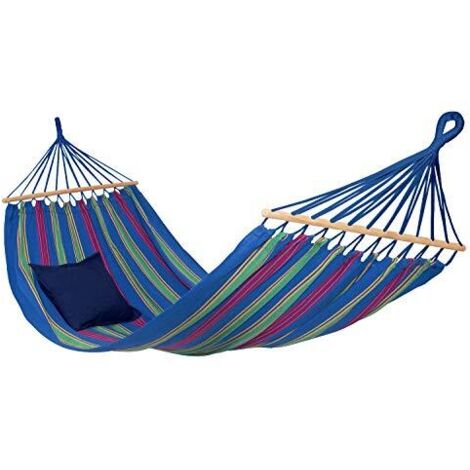 Sbarra di Supporto per Amaca Aruba in Juniper Blu con Ganci e Supporto Robustamente Realizzata