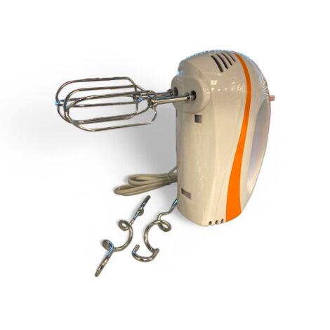 Sbattitore mixer 200W 5 velocita funzione turbo con 2 coppie di fruste per montare e impastare