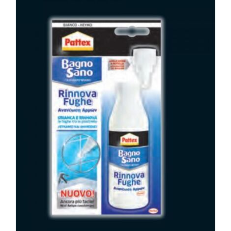 Sbianca rinnova fughe fessure pavimento sbiancante fughe bianco ml.125 pattex
