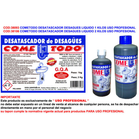 Sbloccante liquido professionale 1 kg