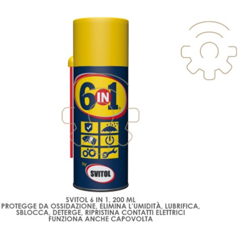 SBLOCCANTE LUBRIFICANTE SVITOL '6 IN 1 BY SVITOL' 200 ml