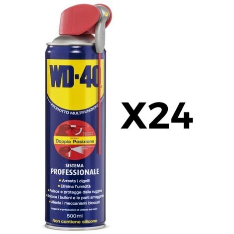 Sbloccante Multifunzione WD40 Doppia Posizione 500 ml 24 Pezzi - 39034