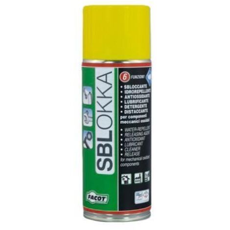 SBLOKKA SPRAY Sbloccante, istantaneo, idrorepellente, lubrificante, idroespellente, antiossidante 400ml SBLO400E