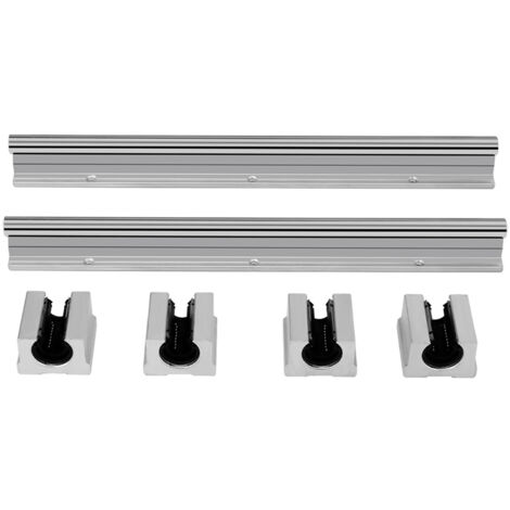 SBR12UU 300-mm-Linearschiene mit 2 Gleitblöcken mit Lagern