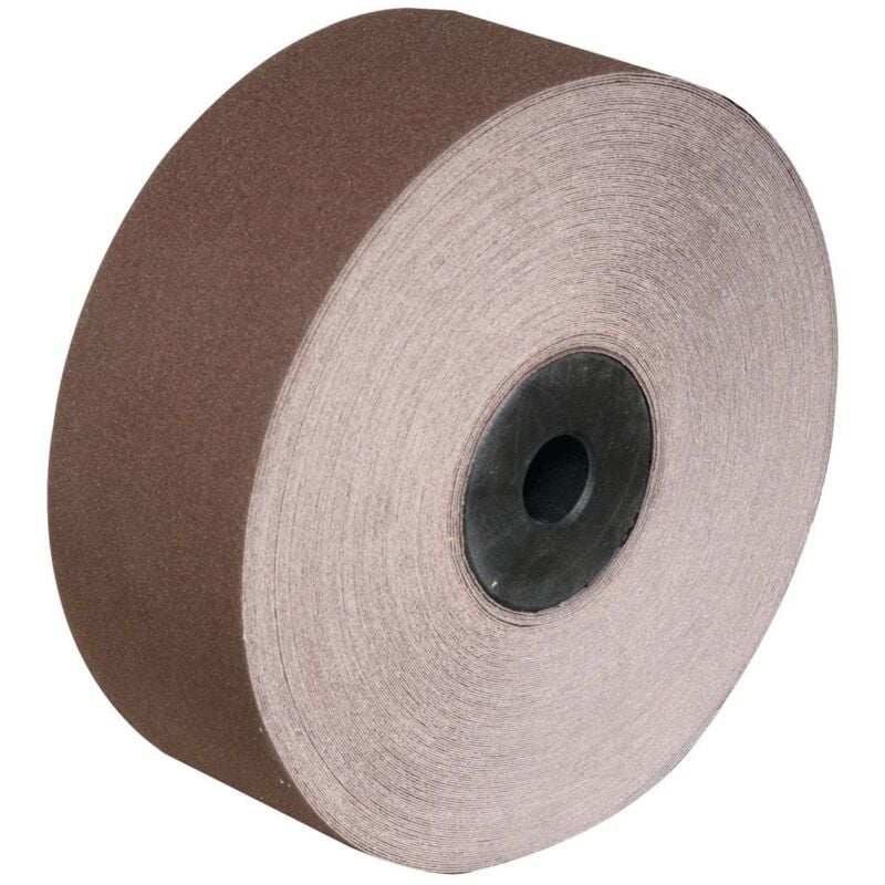 Bande abrasive Powerfile sur rouleau largeur 80 mm longueur 10 mètres grain 60 Mw-tech SBR80X10000-K60