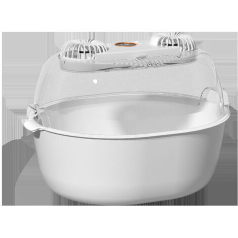 Sbrinatore domestico, dispositivo di sbrinamento rapido a 360 gradi, efficiente macchina per sbrinamento UV con ricarica USB per carne, pollo, pesce e bistecche congelati.