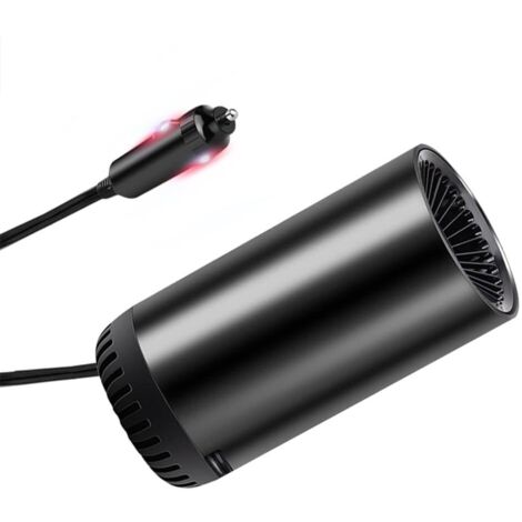 Sbrinatore per auto 24V 150W 10A, sbrinatore per parabrezza portatile girevole a 180°, per auto, rimorchi, SUV, camion, camper, grigio argento con stent USB