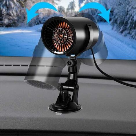 Sbrinatore per riscaldamento auto - Sbrinatore portatile per parabrezza con termostato 12V 150W,