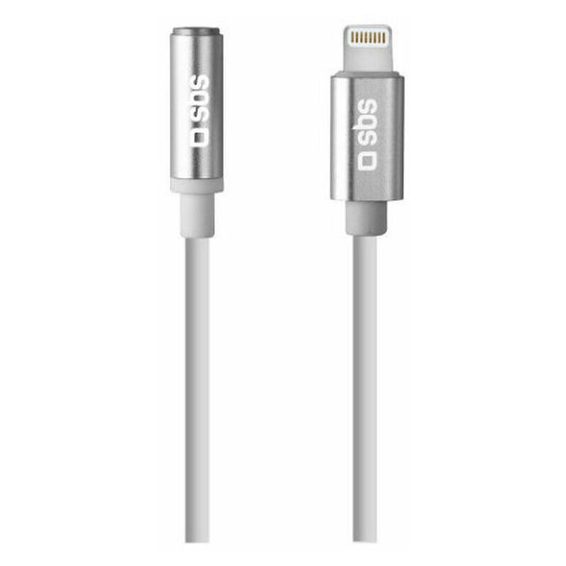 

SBS - Adaptador Audio Jack TEADAPTJACKMFIW Lightning Blanco