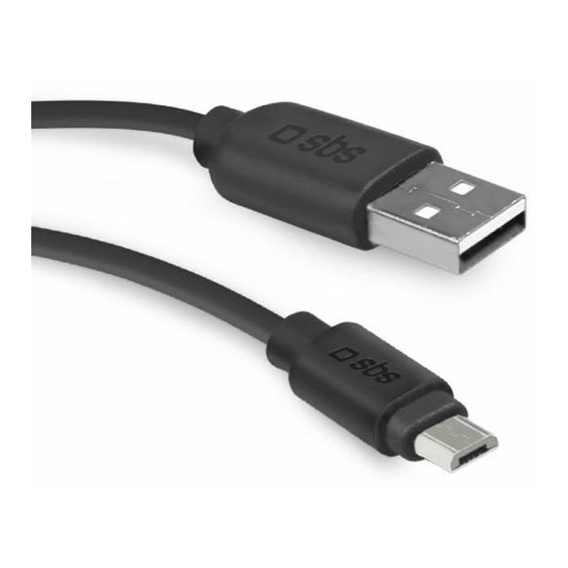 

Cable USB a Micro USB TECABLEMICRO2K (2 m) Negro - SBS