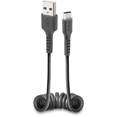 SBS Cavo Trasferimento E Ricarica Con Connettori Usb 2.0 E Type-C Da 17 A 50 Cm