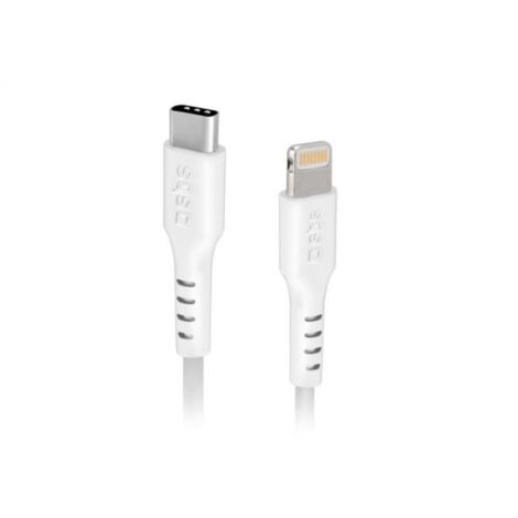 SBS Lightning to Type C Cable MFi, 2m, white