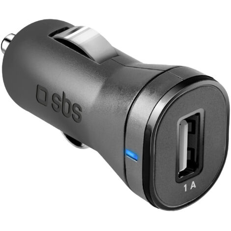 SBS Mini car charger 12/24V 1000 mAh standard charge with USB port (TECRUSB1ASTD)