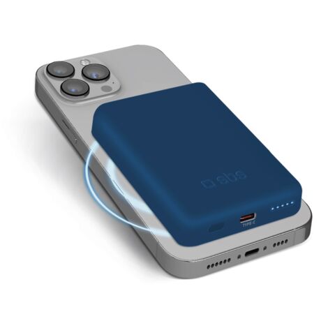 SBS Power Bank Magnetico 5.000 Mah Wireless