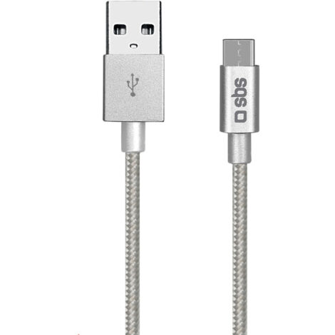 SBS TECABLETC15BS câble USB USB 2.0 1,5 m USB A USB C Argent