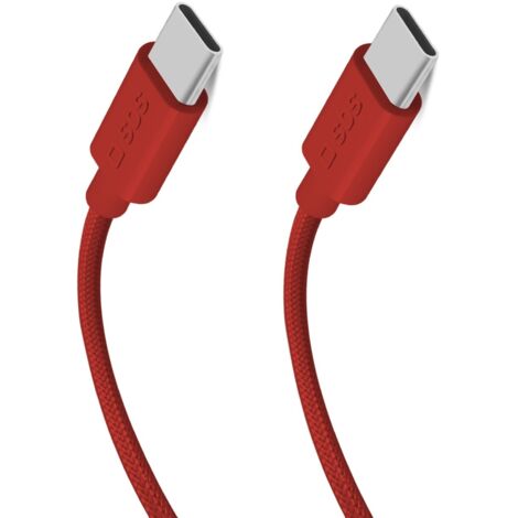 SBS TECABLETISSUETCCB câble USB USB 2.0 1,5 m USB C Rouge