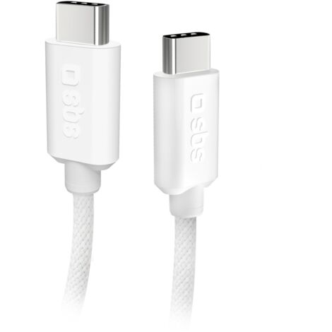 SBS TECABLETISSUETCCG câble USB USB 2.0 1,5 m USB C Blanc