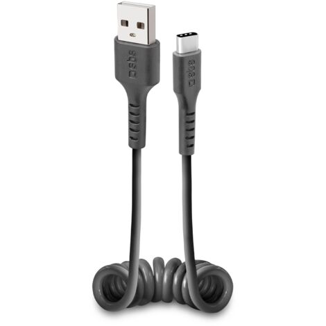 SBS TECABLETYPCSK câble USB USB 2.0 0,5 m USB A USB C Noir