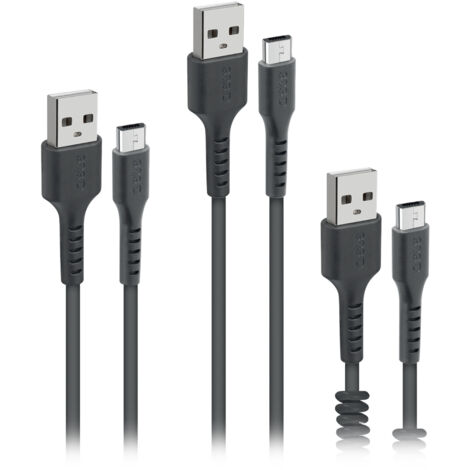 SBS TEKITMICRO3IN1K cavo USB USB 2.0 0,5 m USB A Micro-USB B Nero