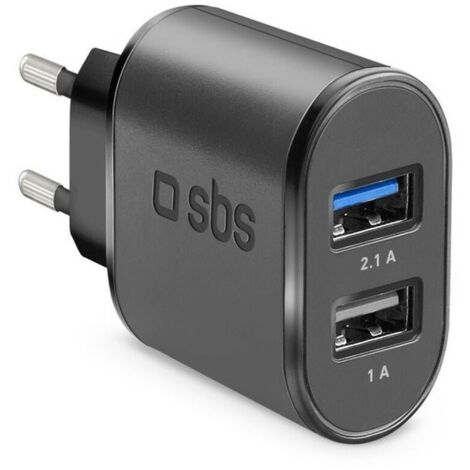 SBS Travel Charger 100/250V 2100mAh fast char