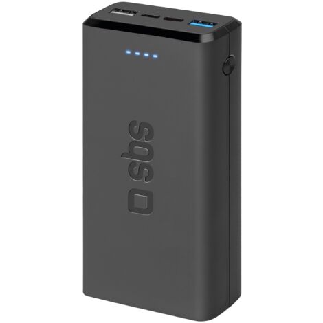 SBS TTBB20000FASTK banque d'alimentation électrique Lithium Polymère (LiPo) 20000 mAh Noir