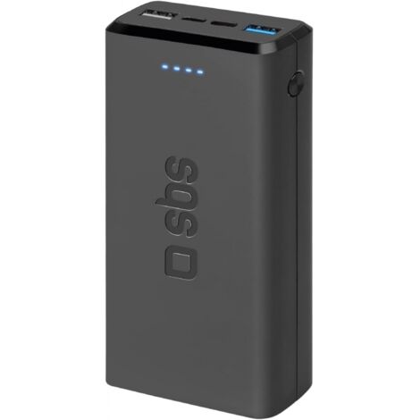 SBS TTBB20000FASTK Powerbank Lithium Polymer (LiPo) 20000 mAh Schwarz