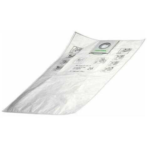 SC FIS-CT 26/5 - Sac filtre autonettoyant, sac filtre indéchirable en non-tissé de haute qualité, sac filtre anti-poussière efficace