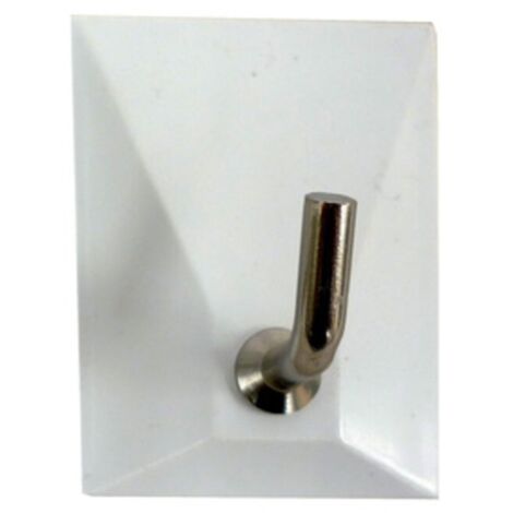 SC GANCIO ADESIVO IN PLASTICA 1 POSTO 8 PZ