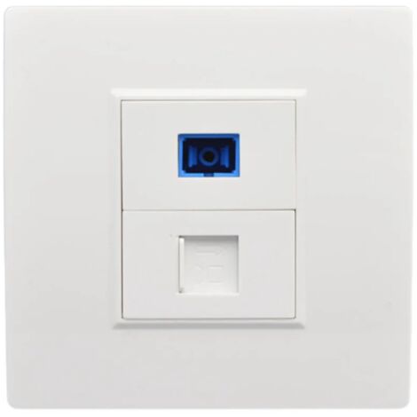 SC-Glasfaserschnittstelle, Wandsteckdose, RJ45-Netzwerkbuchsenfeld, Typ Connecto1