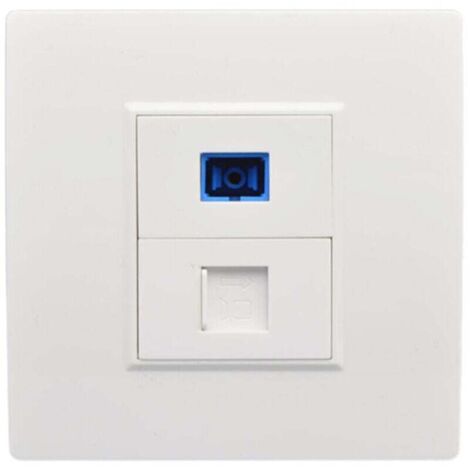 SC-Glasfaserschnittstelle, Wandsteckdose, RJ45-Netzwerksteckdosenfeld, Typ Connecto1