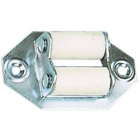 SC GUIDACINGHIA FERRO ORIZZONT C/RULLINI PLASTICA- BOLIS ITALIA- 5,0 pz