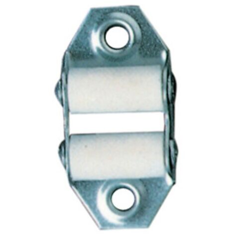 SC GUIDACINGHIA FERRO VERTICALE C/RULLINI PLASTICA