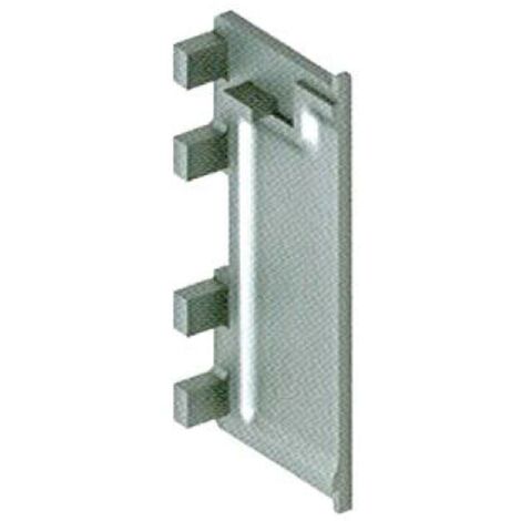 SC HERRAJES lateral derecha plata mate para perfil gola-c , 0UNIDADES
