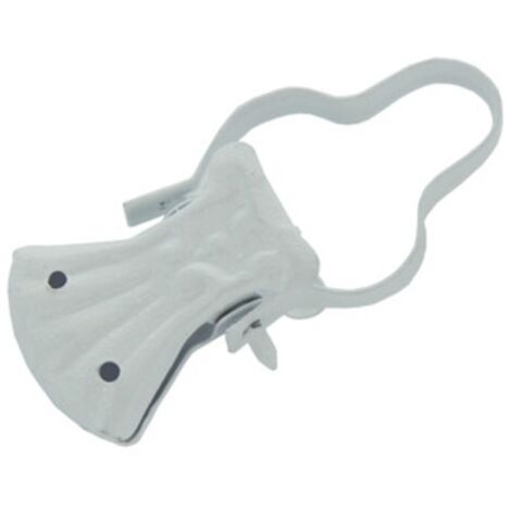 SC PINZA P/TENDE C/ARCO LACCATO BIANCO 10 PZ