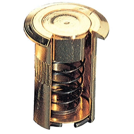 Sc pozzetto ottone a molla mm. 8