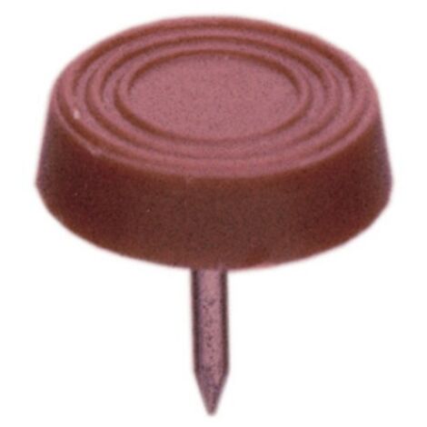SC SOTTOSEDIA C/FALSA VITE 17 MM MARRONE 10 PZ