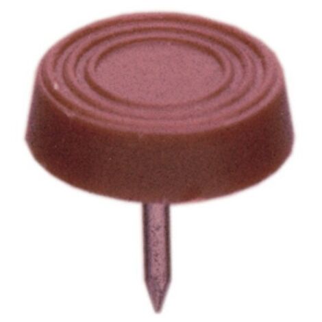SC SOTTOSEDIA C/FALSA VITE 20 MM MARRONE 10 PZ