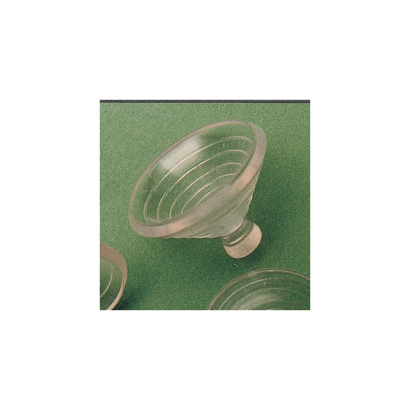 Image of Ferr.plast - Sc ventosa con sfera 25 mm trasparente 10 pz
