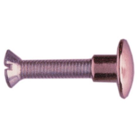 SC VITE P/SEDIA 30 MM OTTONE NICHELATO 12 PZ