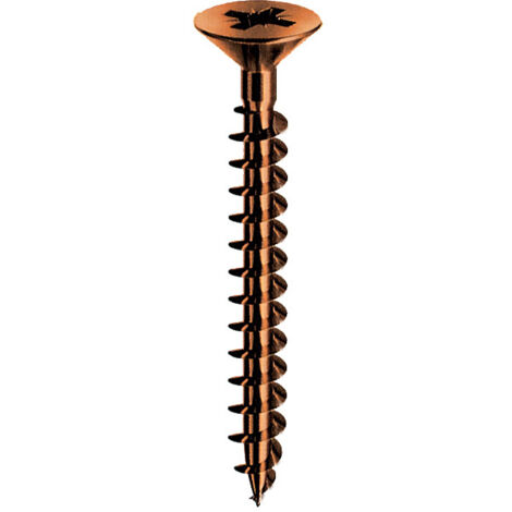 SC VITI PER LEGNO BRONZATE TP  4,5X40 (PZ. 20)- MUSTAD- 5,0 pz