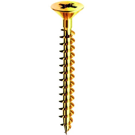 SC VITI PER LEGNO OTTONATE TP  3 X30 (PZ.50)- MUSTAD- 5,0 pz