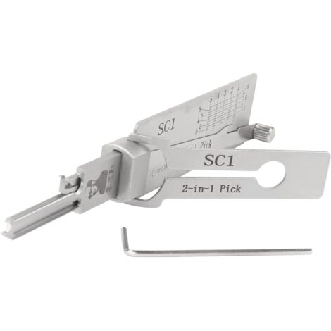 SC1 Precision Pick Repair Tools e set di ganci 2 in 1: set di picconi e utensili manuali per uso civile