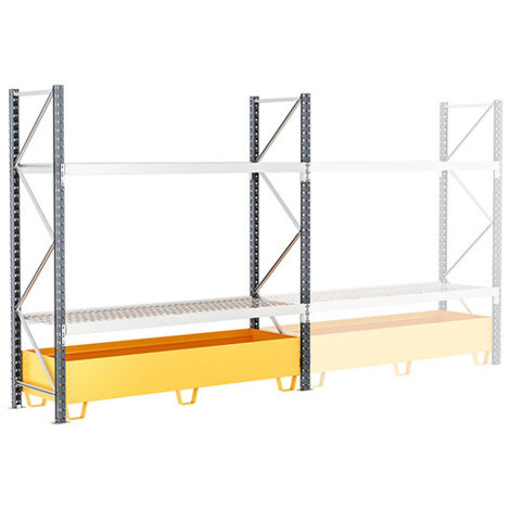 Scaffalatura di contenimento - Modulo iniziale - Profondità 800mm - 284kg/niv - RAYRET/2N/1880/D1