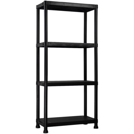 Scaffalatura in plastica 130x60,5x30,5cm 4 ripiani 75836 7house